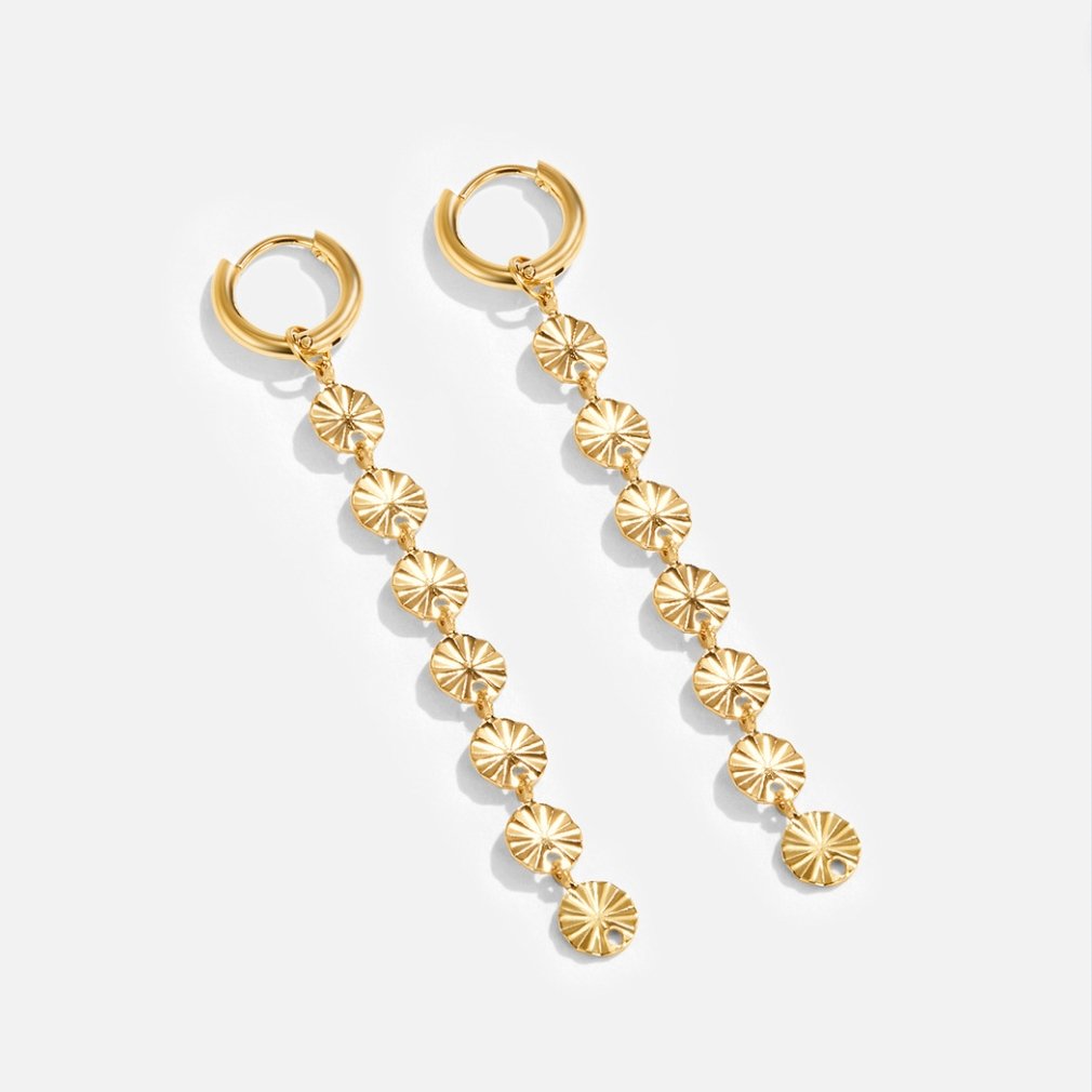 Amari Gold-Tone Disc Earrings