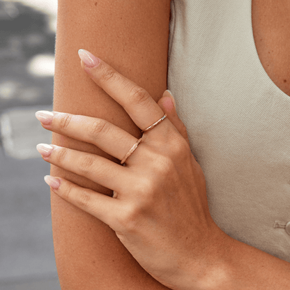 Amelia Gold-Tone Band Ring