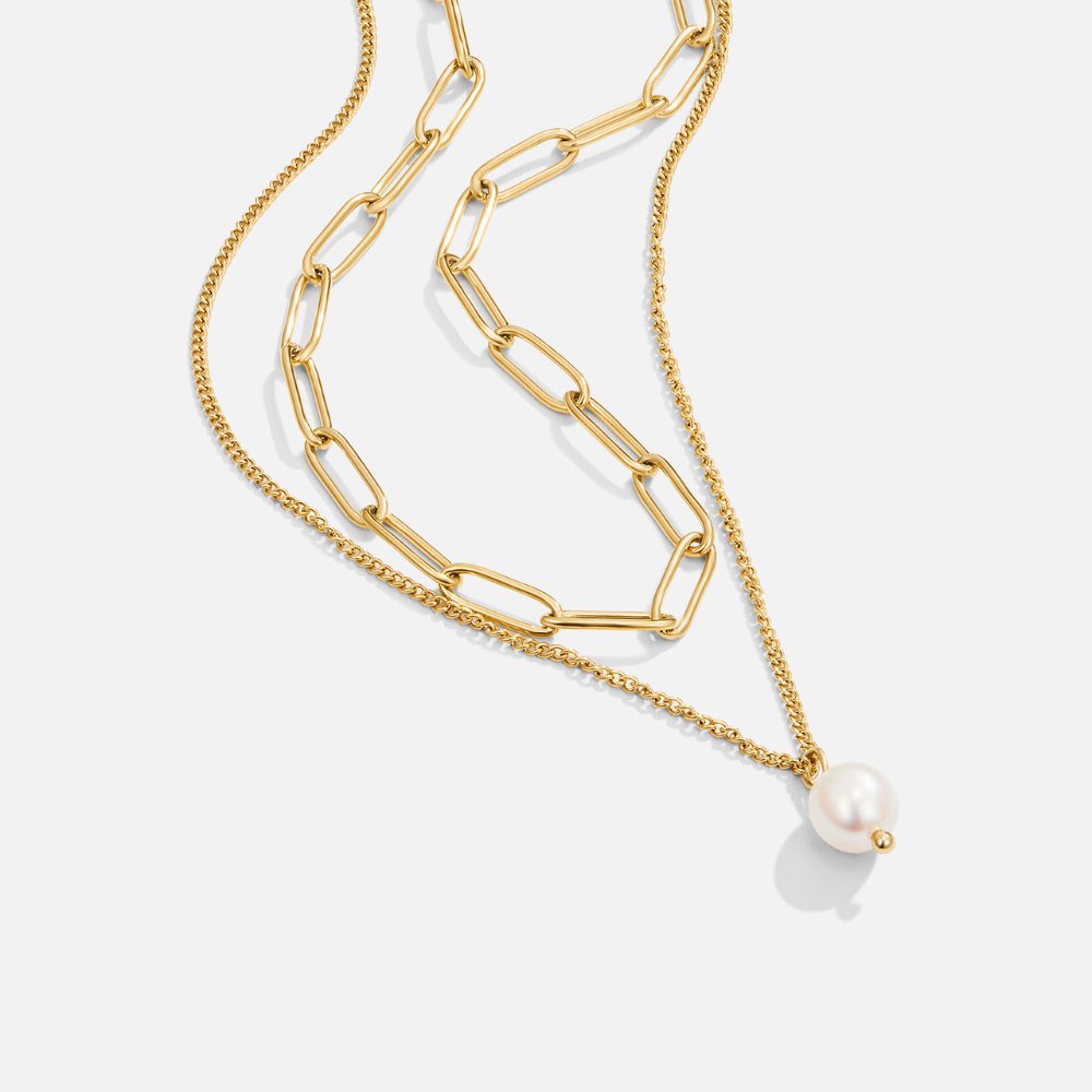 Angela Pearl Gold-Tone Necklace