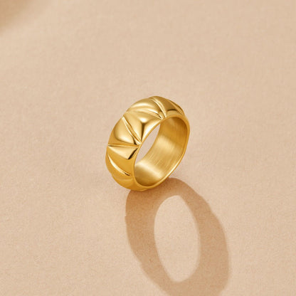 Anika Chunky Gold-Tone Ring