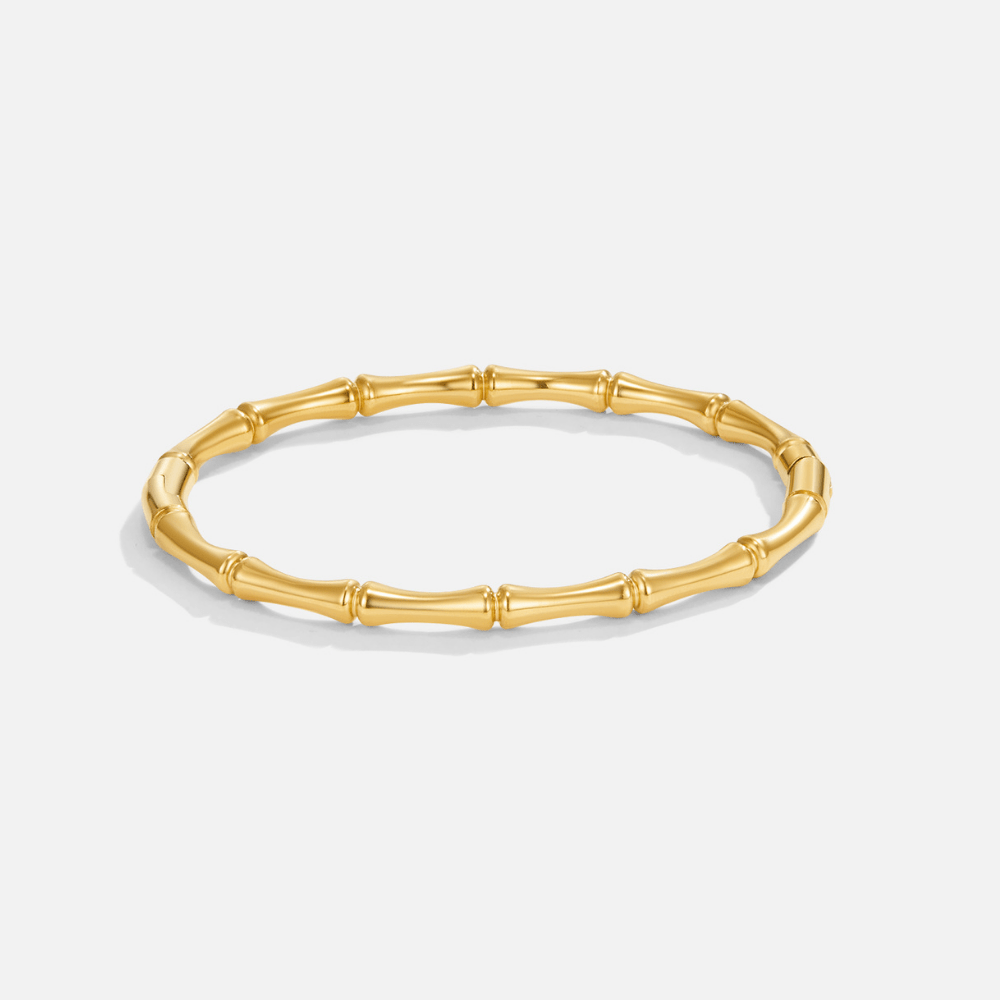 Ara Gold-Tone Bamboo Bangle