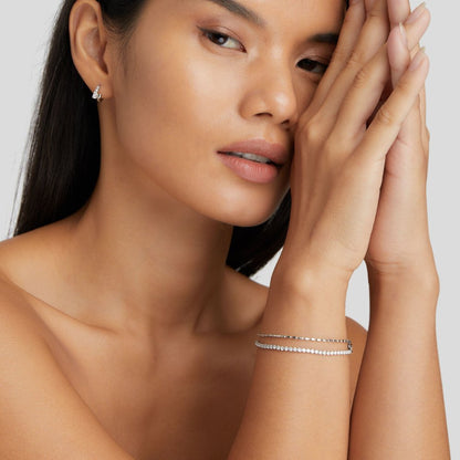 Arelia Silver-Tone Crystal Bracelet