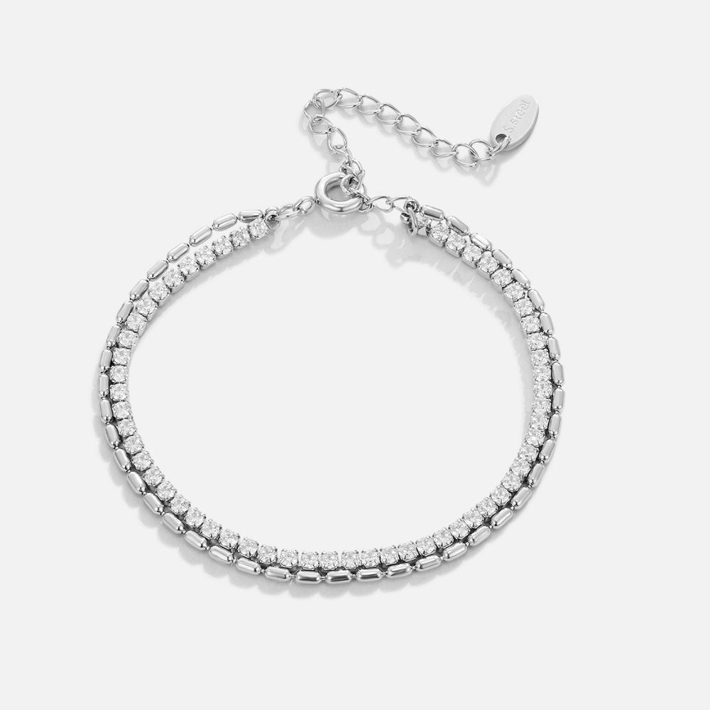 Arelia Silver-Tone Crystal Bracelet