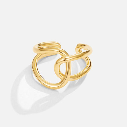 Astrid Gold-Tone Band Ring