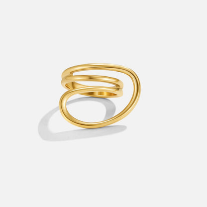Ava Wave Twist Ring