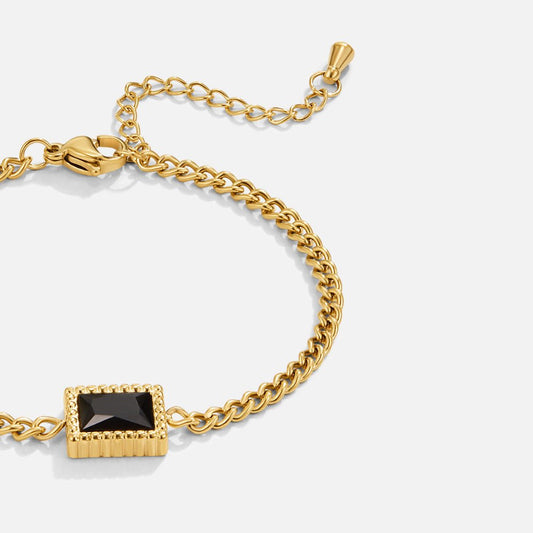 Black Onyx-Tone Bracelet