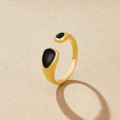 Sahara Black Wrap Ring
