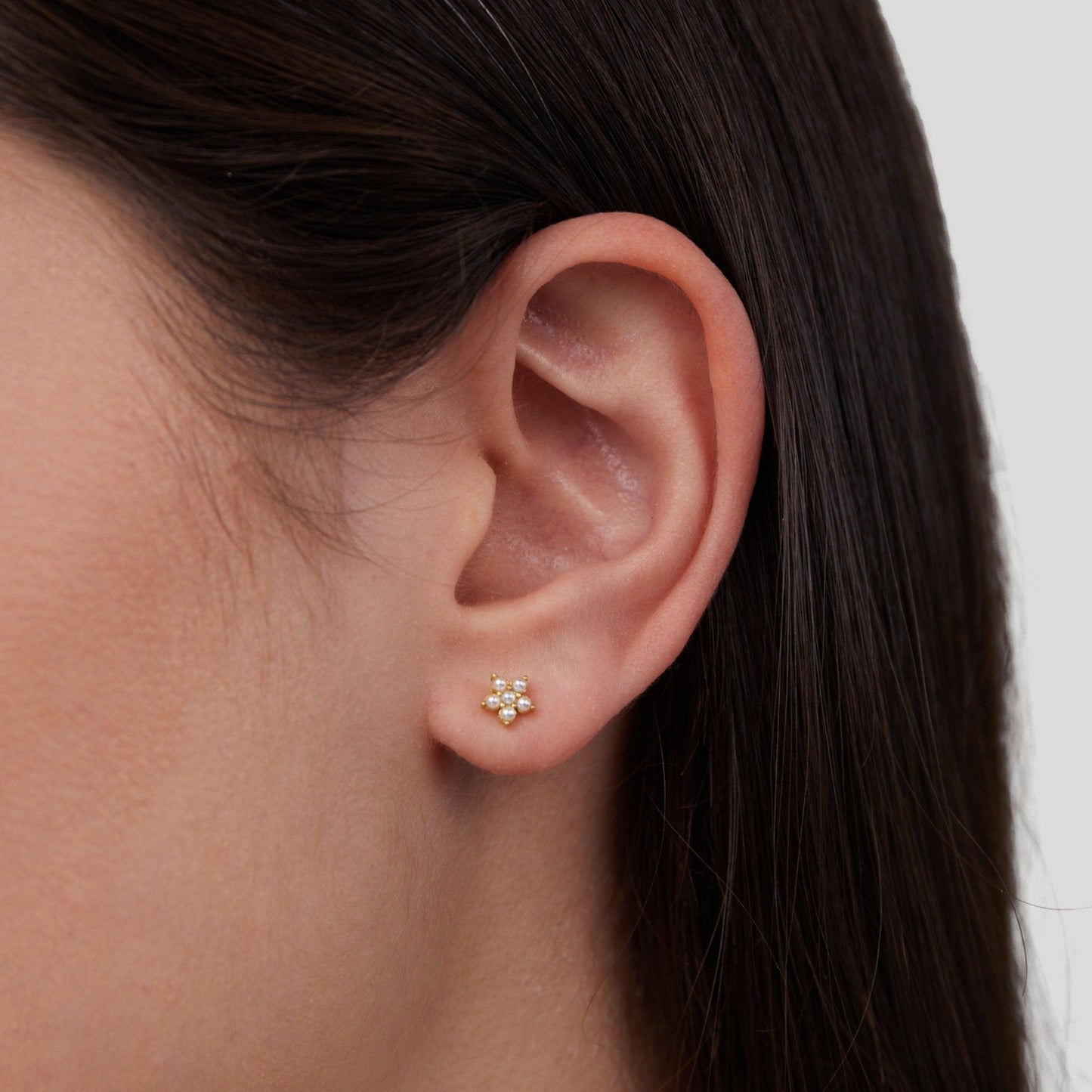Blossom Flower Pearl Earrings