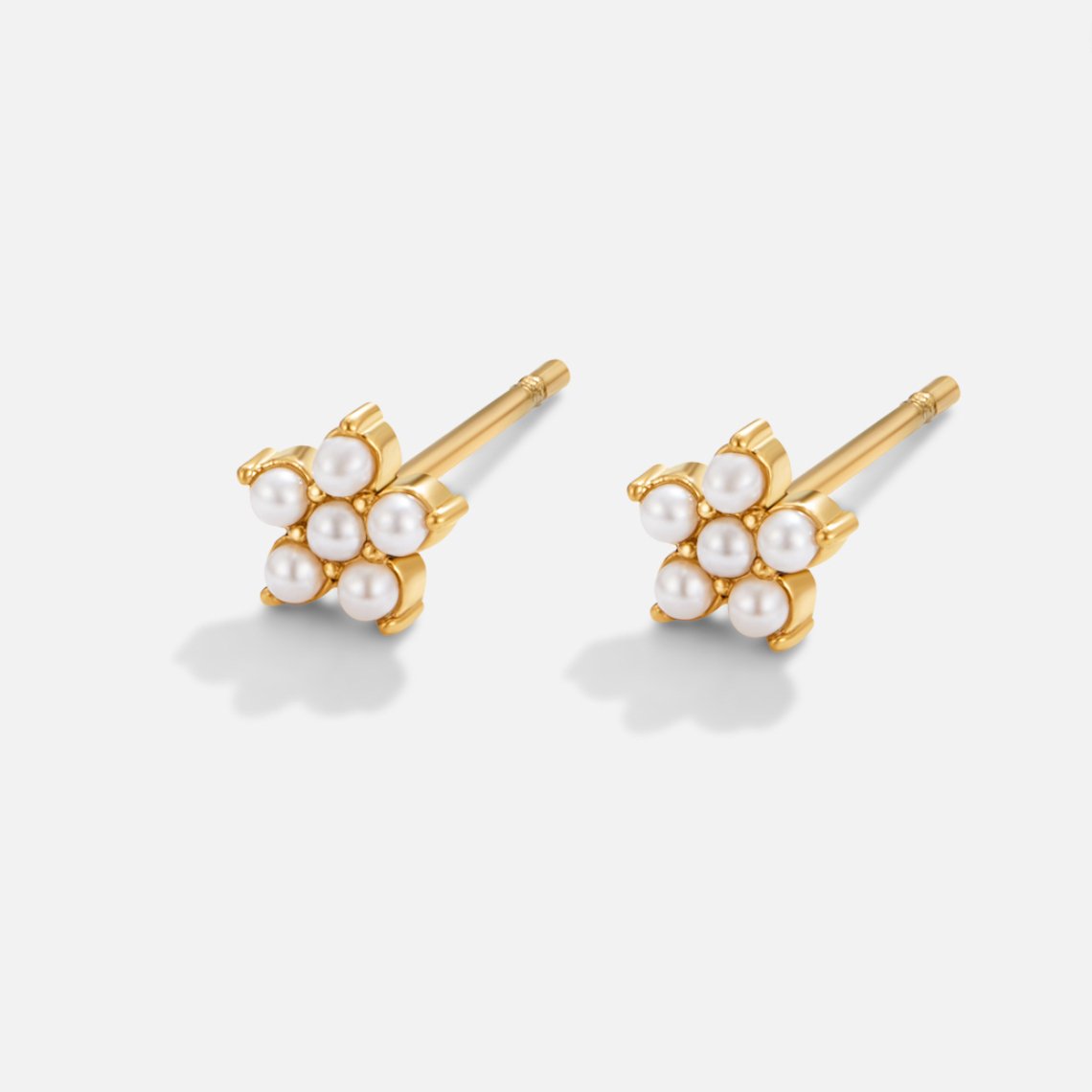 Blossom Flower Pearl Earrings