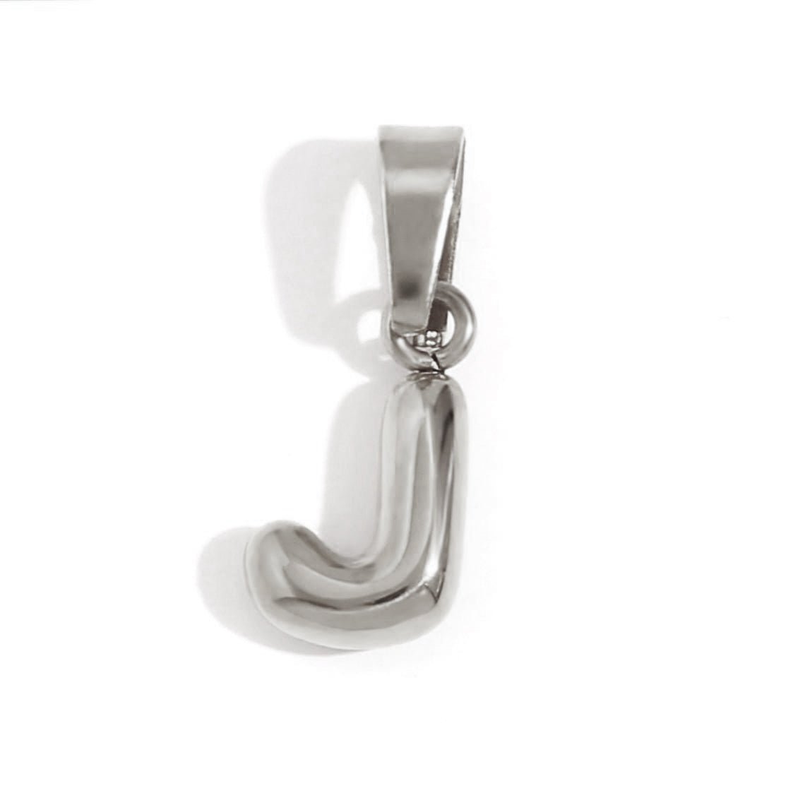 Bubble Letter Pendant Necklace