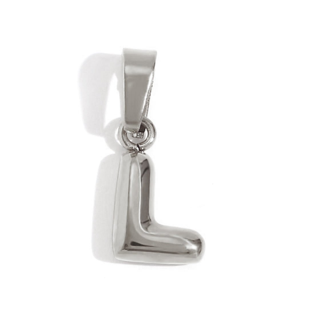 Bubble Letter Pendant Necklace