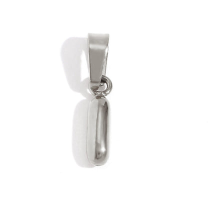 Bubble Letter Pendant Necklace
