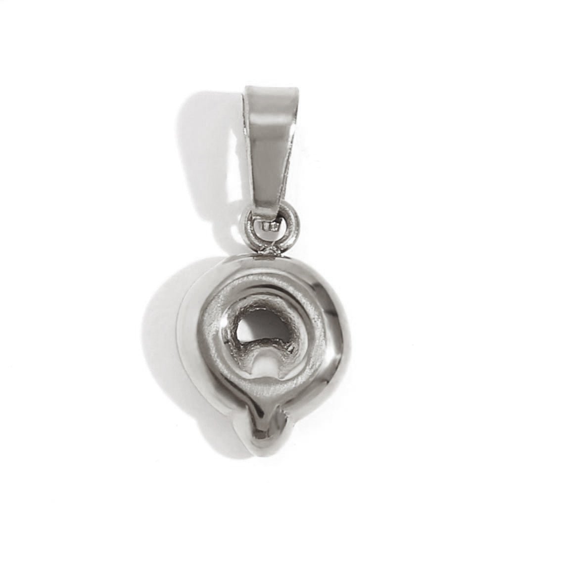 Bubble Letter Pendant Necklace