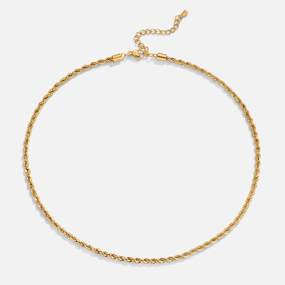 Calla Gold-Tone Twisted Chain Necklace