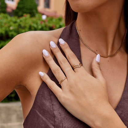 Callie Gold-Tone Band Ring