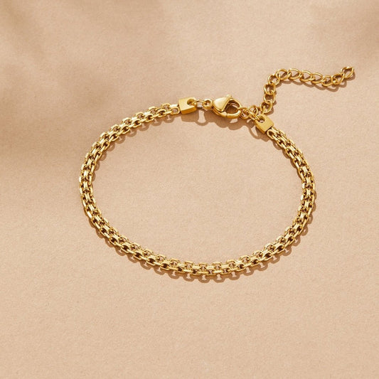 Capri Gold-Tone Chain Bracelet
