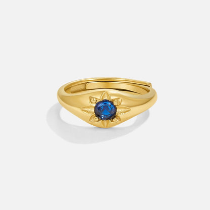 Blue Celestial Star Ring