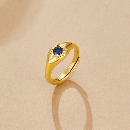 Blue Celestial Star Ring
