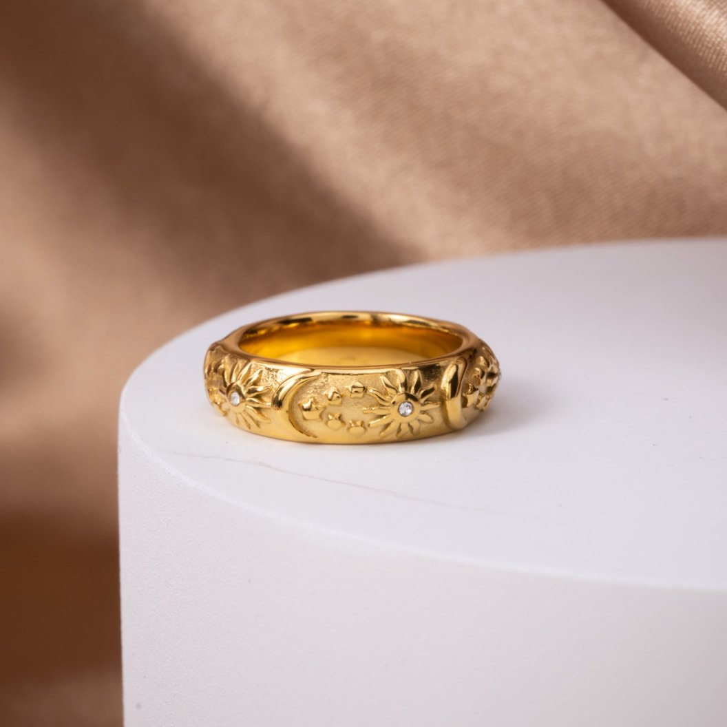 Celestial Gold-Tone Ring