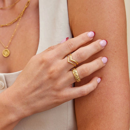 Celestial Gold-Tone Ring