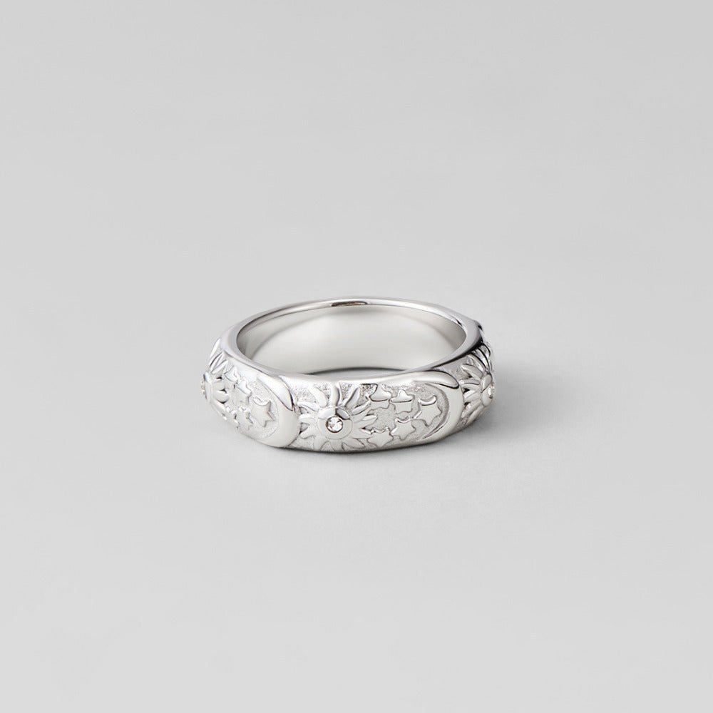 Celestial Silver-Tone Ring