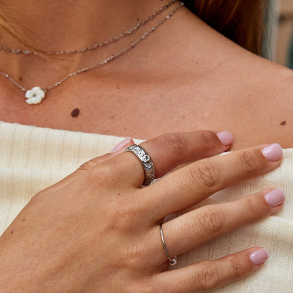 Celestial Silver-Tone Ring