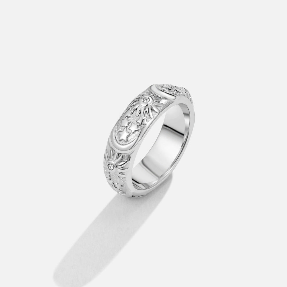 Celestial Silver-Tone Ring