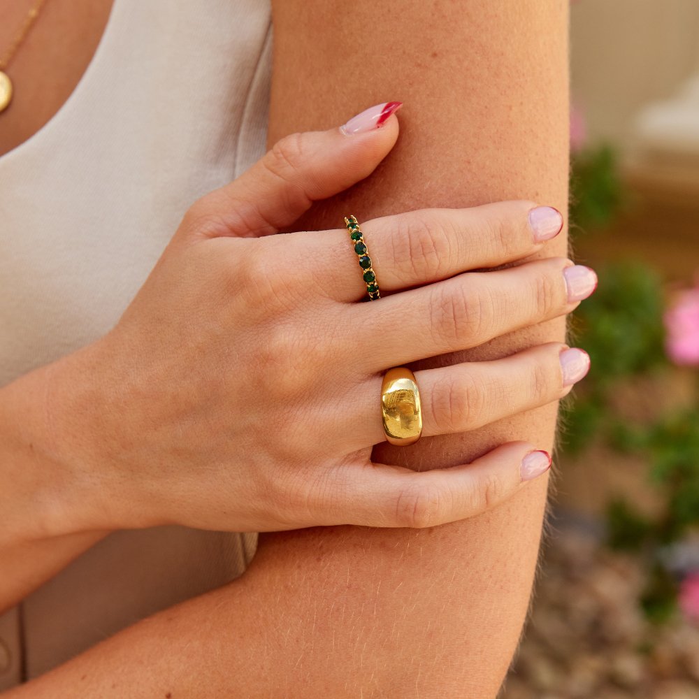 Celia Chunky Gold-Tone Ring