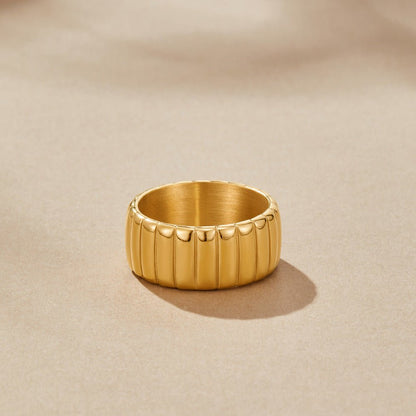 Chunky Calira Gold-Tone Ring