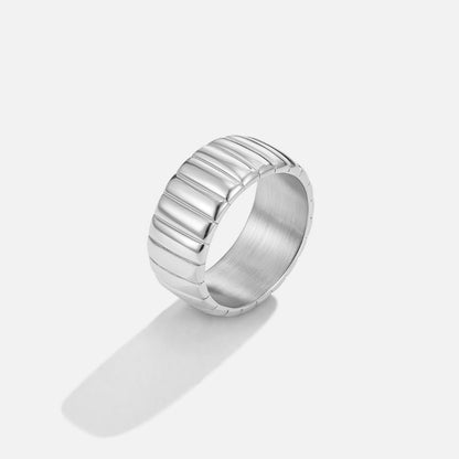 Chunky Calira Silver-Tone Ring
