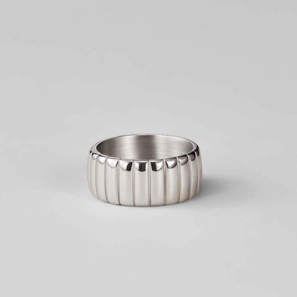 Chunky Calira Silver-Tone Ring