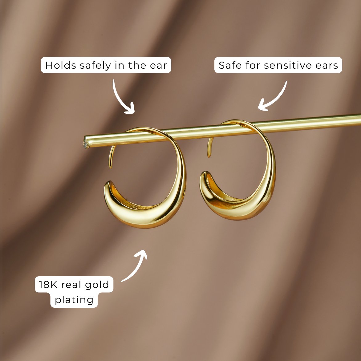 Classic Drop Hoops