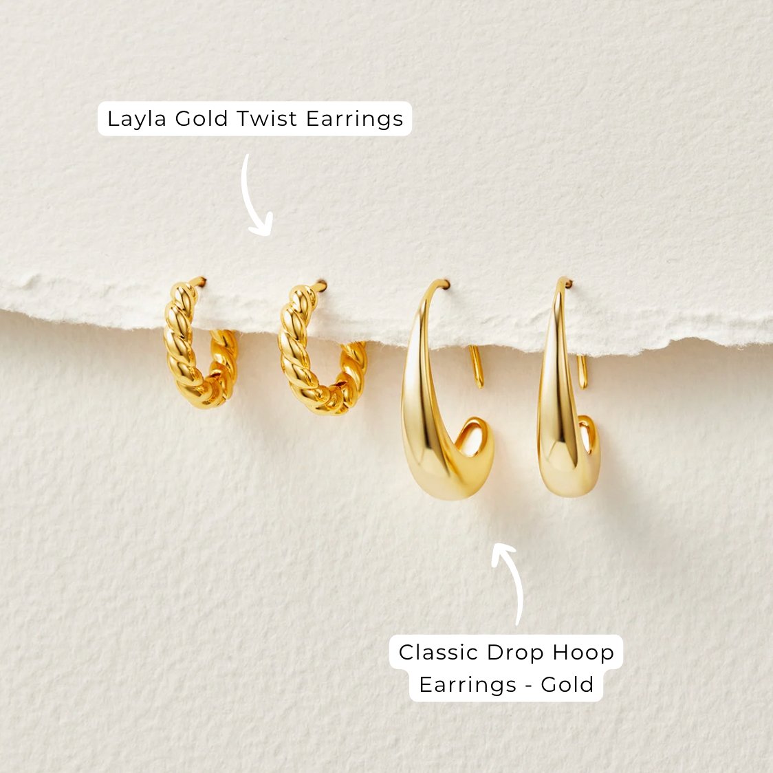Classic Drop Hoops