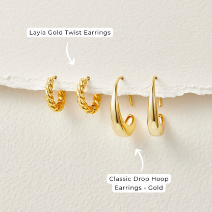Classic Drop Hoops