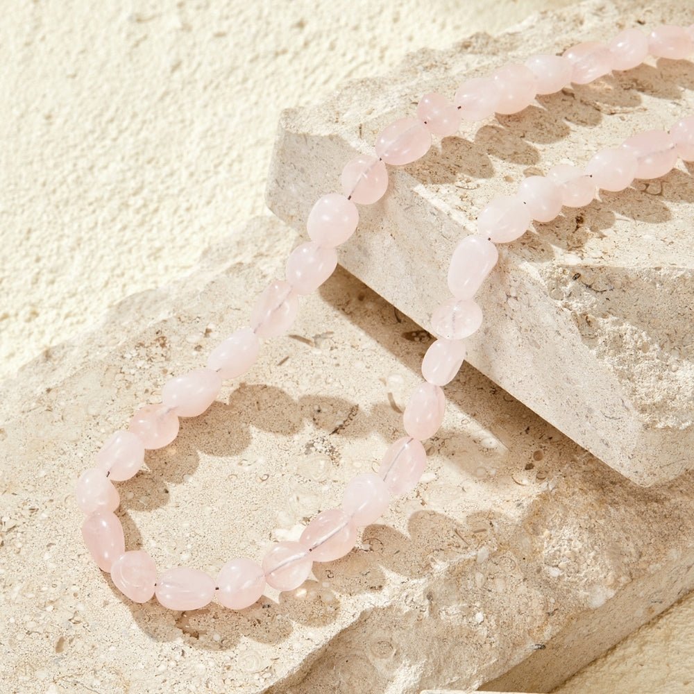 Coral Blush Stone Necklace