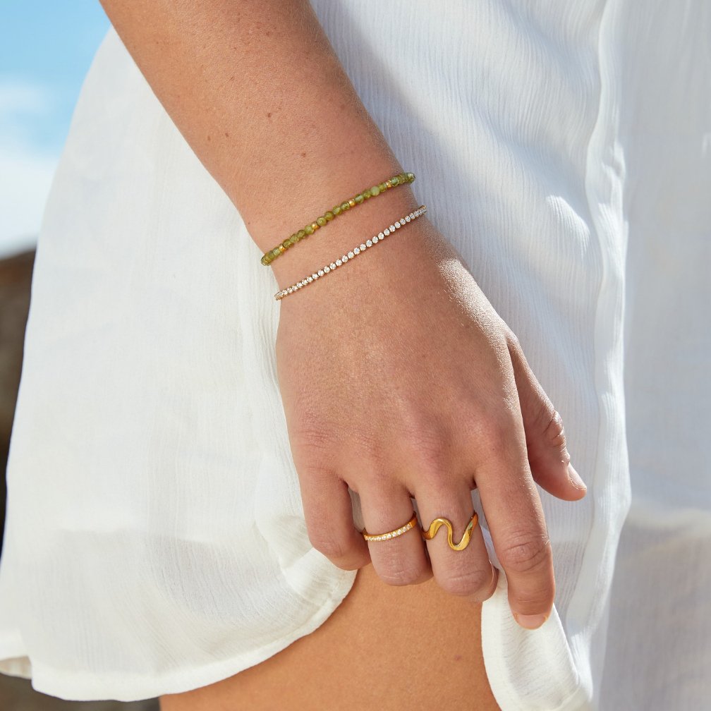 Cordelia Gold-Tone Tennis Bracelet