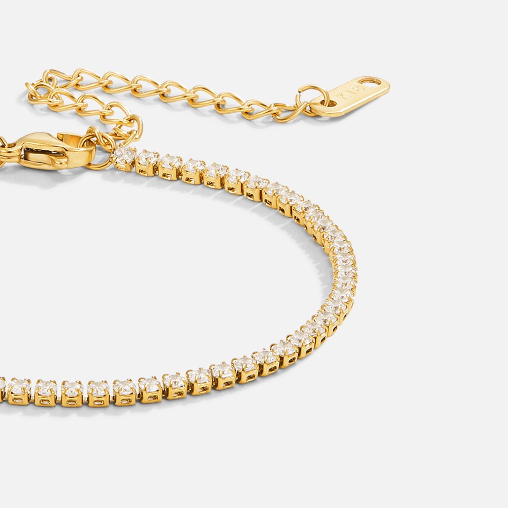 Cordelia Gold-Tone Tennis Bracelet