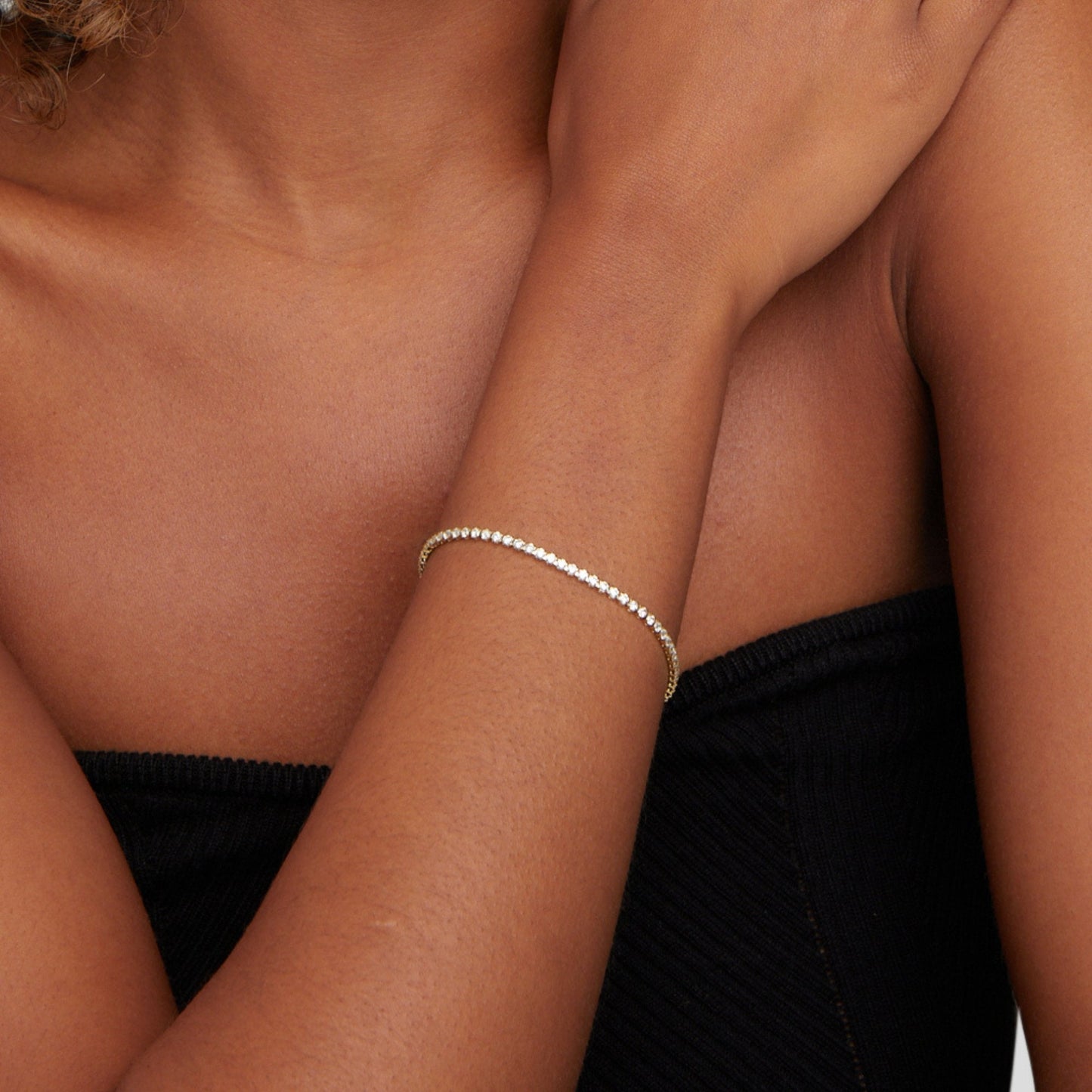 Cordelia Gold-Tone Tennis Bracelet