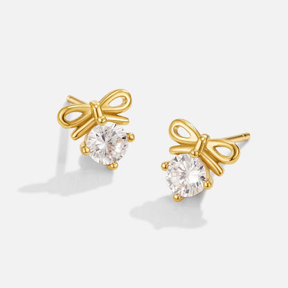 Crystal Bow Studs