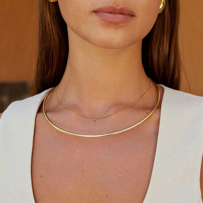 Gold-Tone Collar Necklace