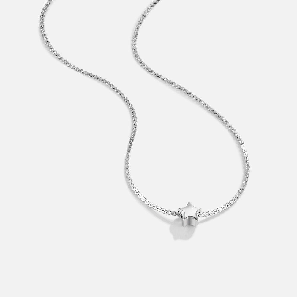 Dainty Star Silver-Tone Necklace