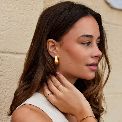 Dakota Gold-Tone Teardrop Earrings