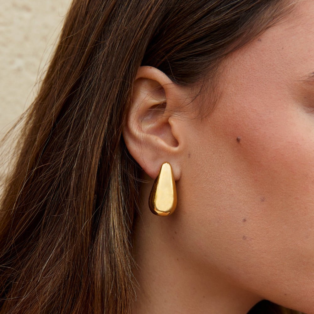 Dakota Gold-Tone Teardrop Earrings