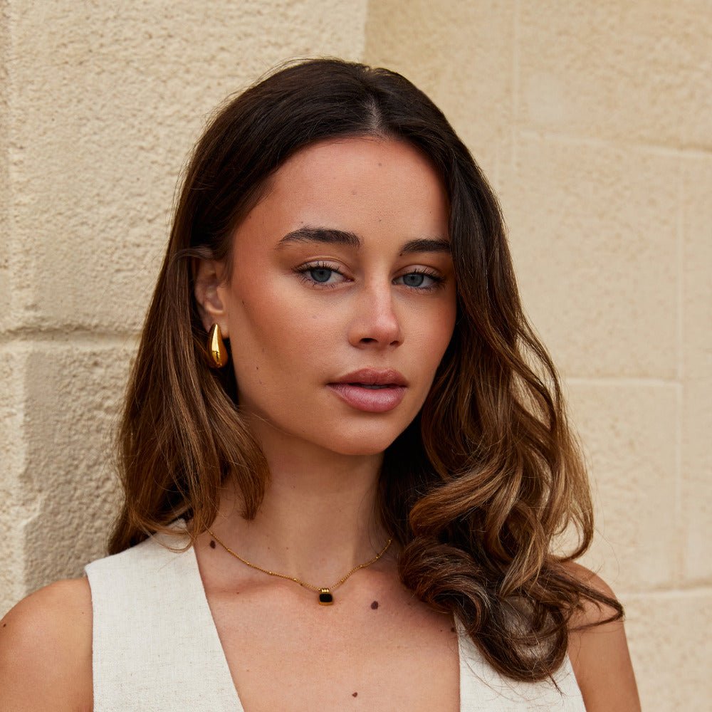 Dakota Gold-Tone Teardrop Earrings