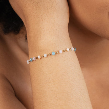 Dalia Beaded Stone Bracelet