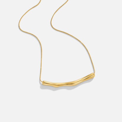 Deana Gold-Tone Bamboo Necklace