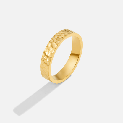 Dorcas Hammered Gold-Tone Ring