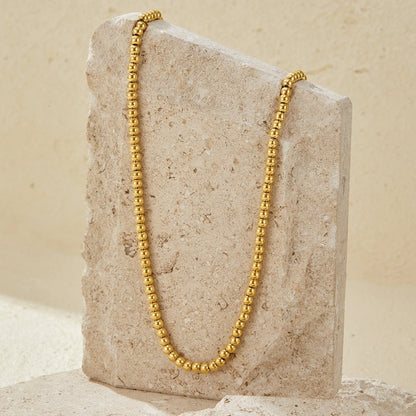 Elena Gold-Tone Ball Chain Necklace