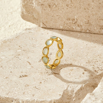 Elise Moonstone-Effect Ring