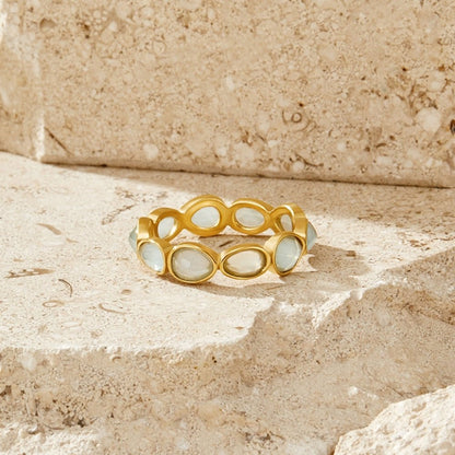Elise Moonstone-Effect Ring